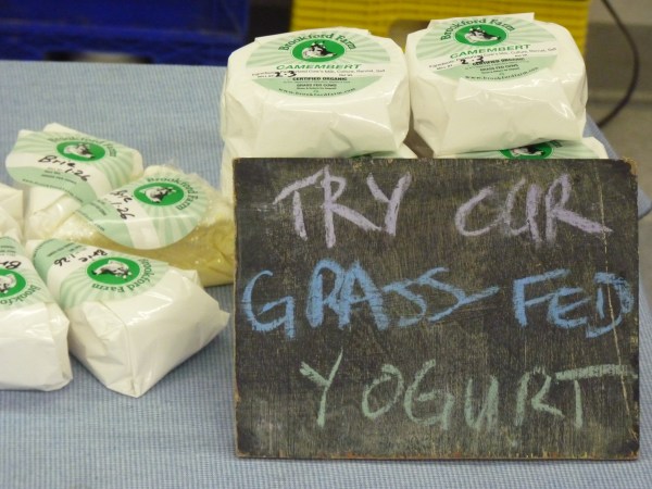 Brookford Farm Cheese at the Tilton Winter Farmers Market