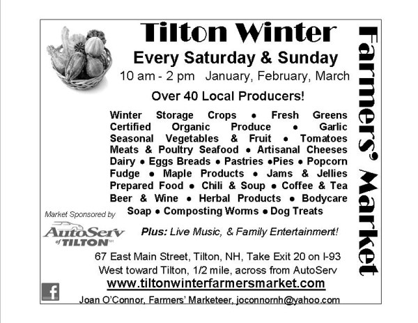 Tilton Winter Farmers' Market 2013 Flyer