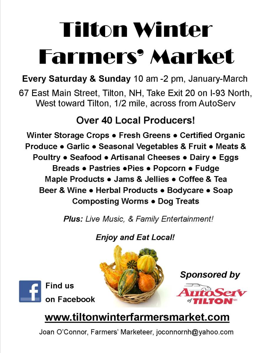 Tilton Winter Farmers' Market 2013 Poster